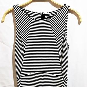 Banana Republic Bodycon Pencil Striped Dress Size 0 EUC